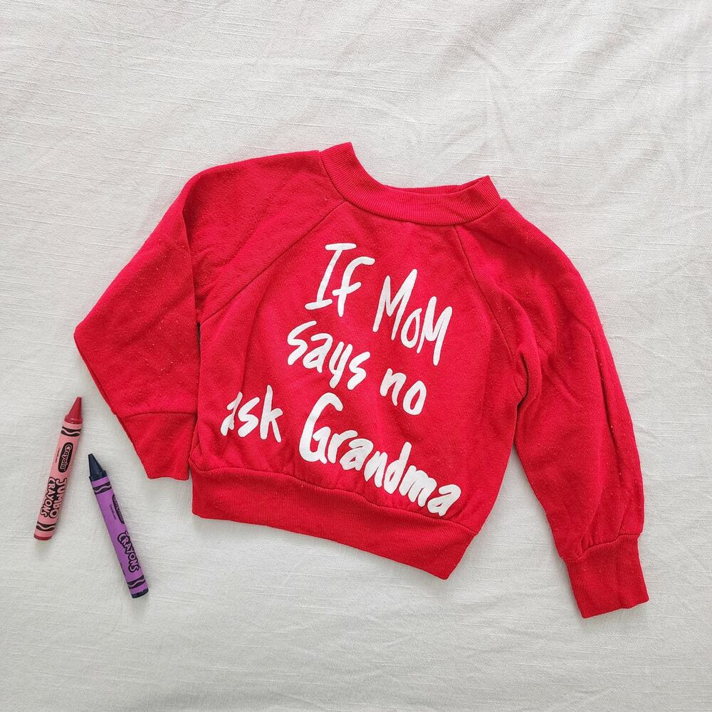 Vintage Grandma Love Crewneck 2t